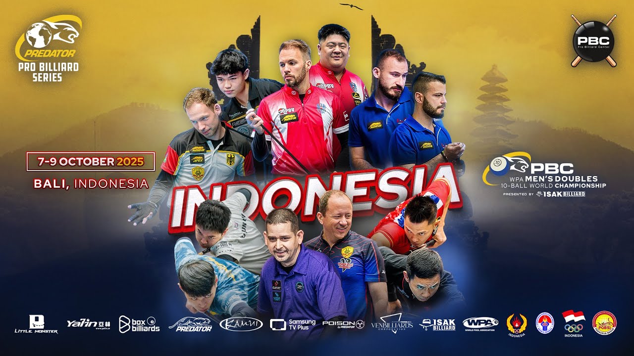 PBC WPA Men’s Doubles World Championship 2025 presented by Isak Billiard - Table 2