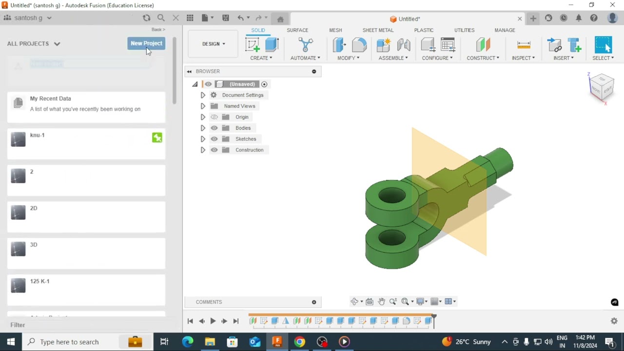 KNUCKLE JOINT FUSION 360 VTU SVIT