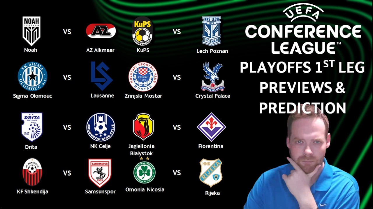 Мои обзоры и прогнозы на первые матчи плей-офф конференций! #uecl