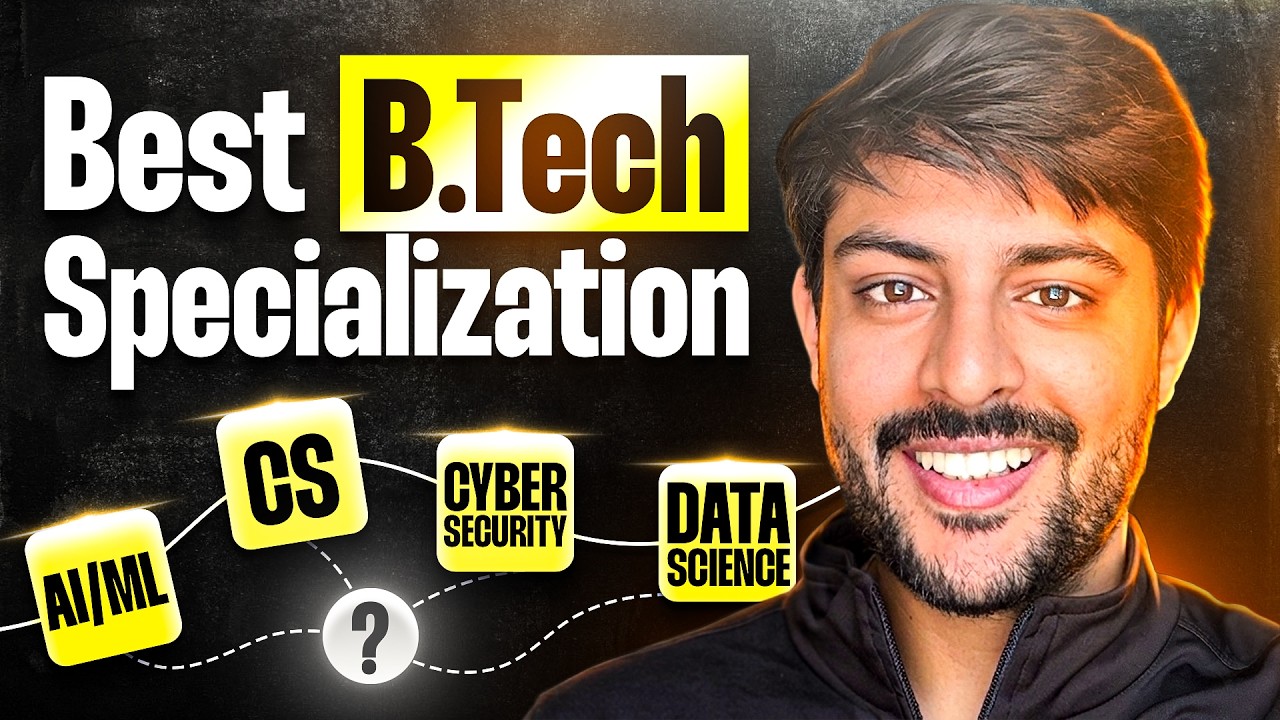Top 3 B.Tech Specializations in 2026🔥| Salary, Scope & Future Demand