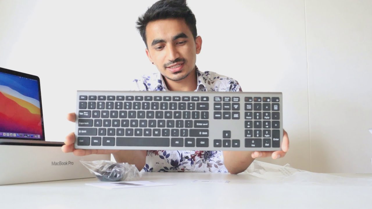 Wireless Keyboard & Mouse on My MacBook Pro | Unboxing Combo Pack | Nepali Version |