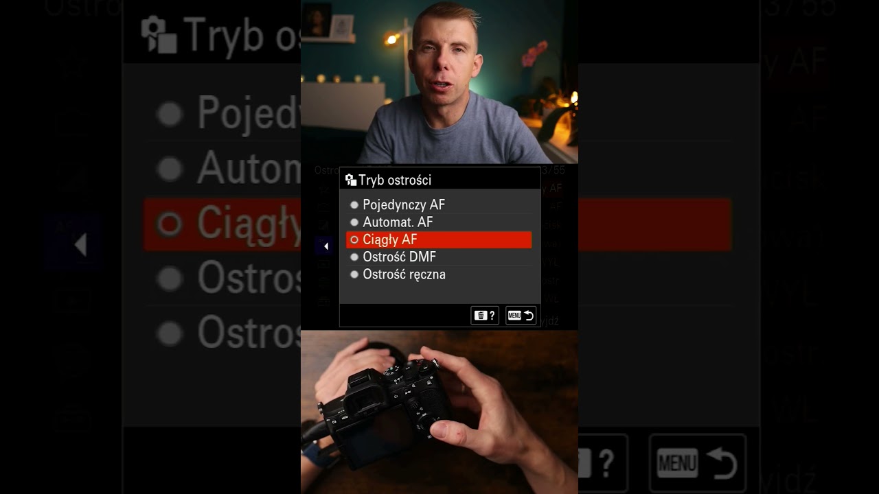 Aparat SONY A7IV Najlepszy tryb AF 