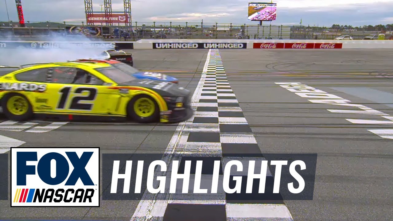FINAL LAP: Ryan Blaney repeats at Talladega, wins by a nose amidst crash | NASCAR ON FOX HIGHLIGHTS