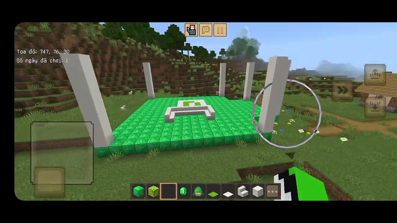 Xây nhà mới của drem vịt nào#minecraft