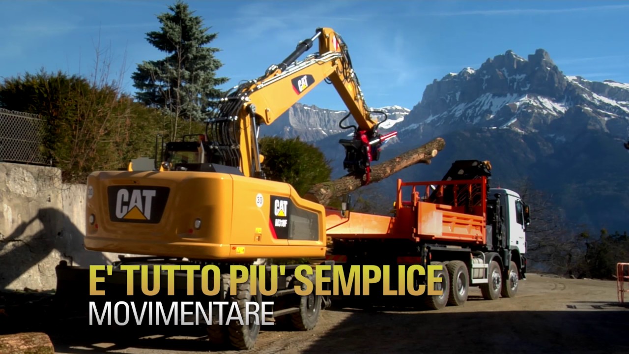 Nuovi escavatori gommati Cat Serie F