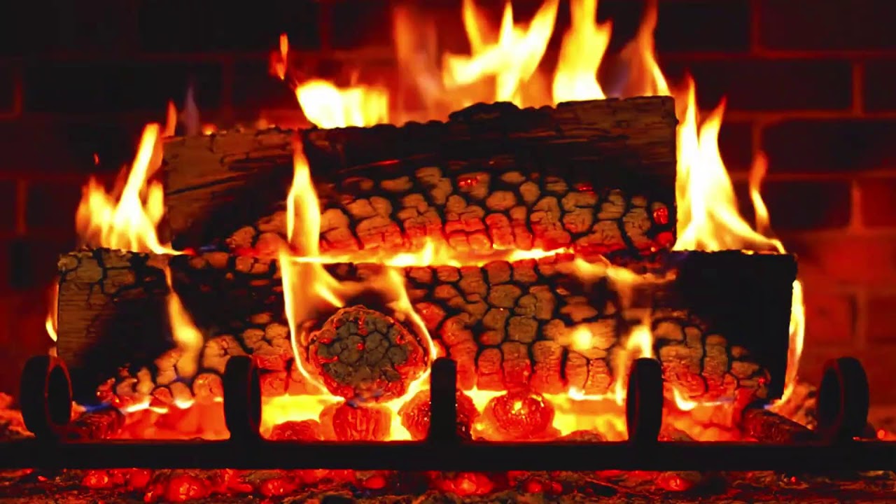 This Cozy Fireplace Will Melt Your Stress Away 🔥 Relaxing Fire Sounds