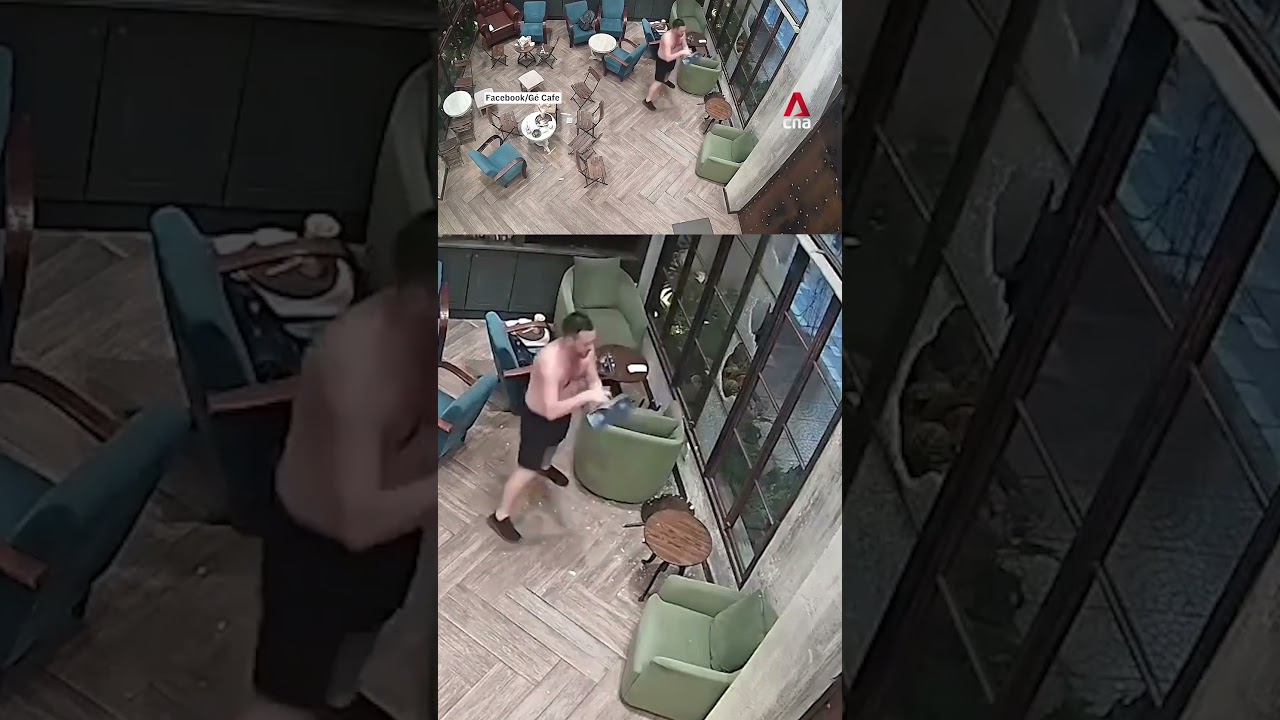 Australian tourist detained after trashing cafe in Vietnam