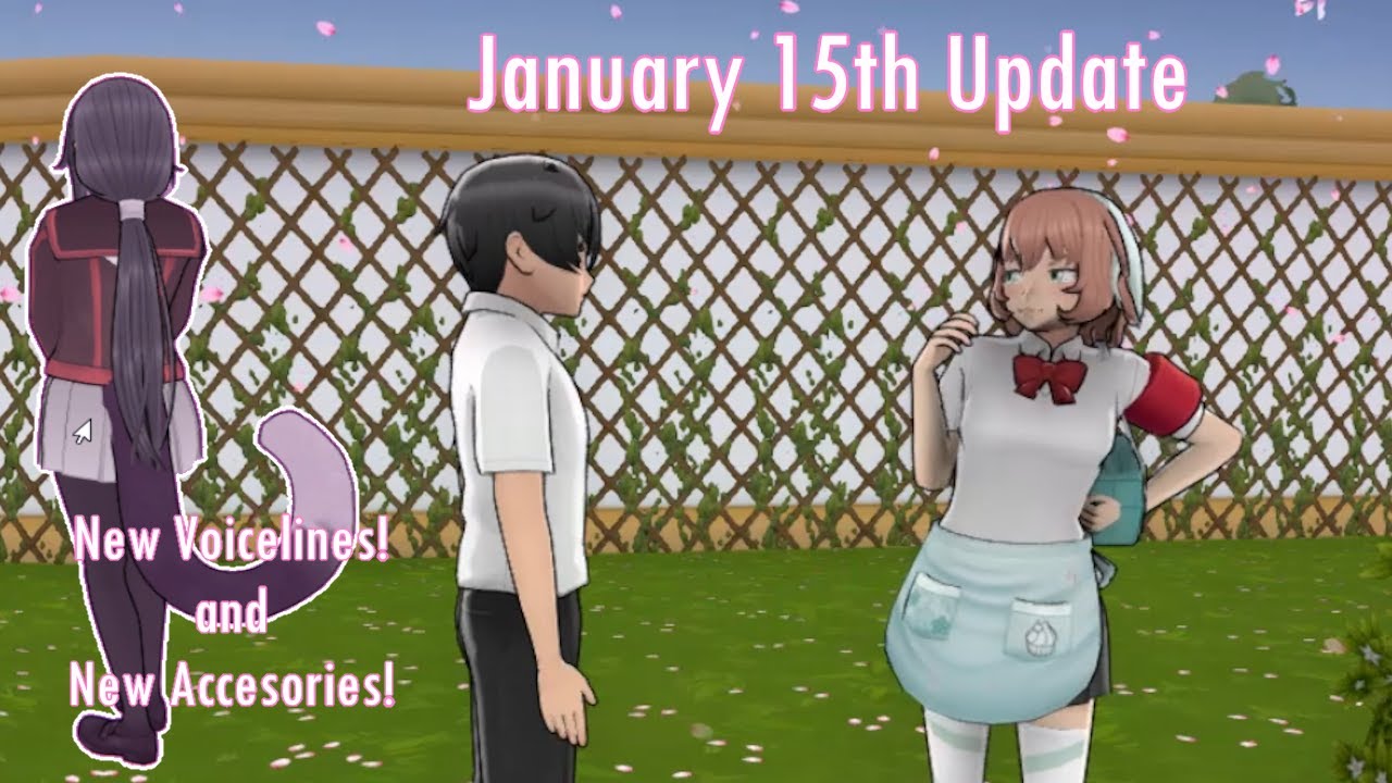 New Voicelines & Accessories and More! | Yandere Simulator Update 01/15/26