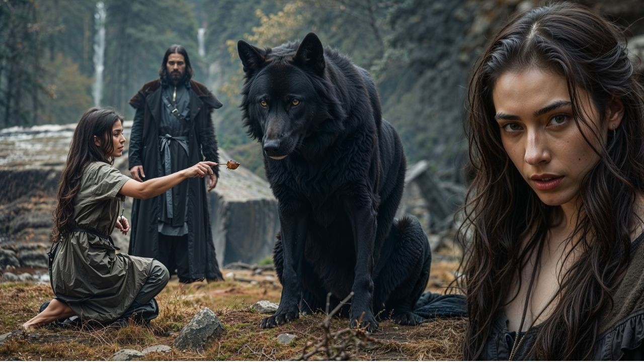 She Threw A Stone At Alpha King's Beast For Scaring Children&mdash;It Brought It Back And Sat At Her Feet.