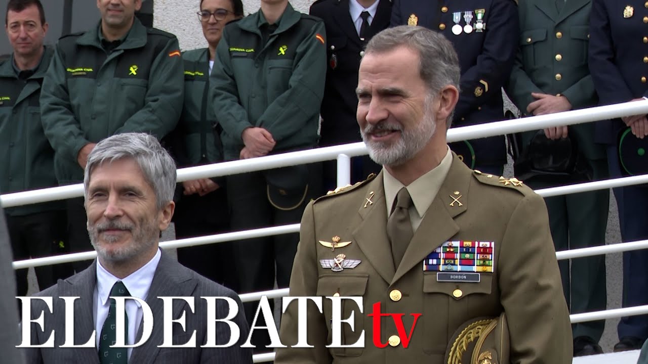 El Rey visita el cuartel general de Sarria un siglo después del último monarca