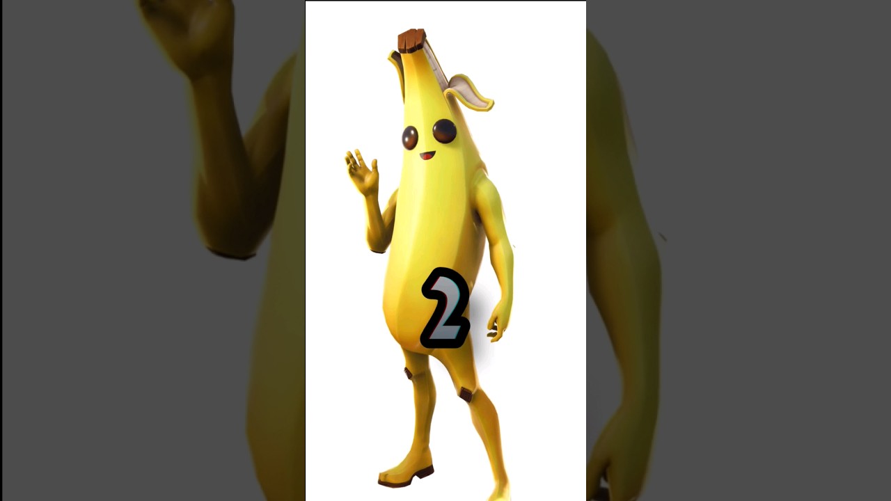 Fortnite peely as a banana. #art #foryou #fortnite #shorts #short
