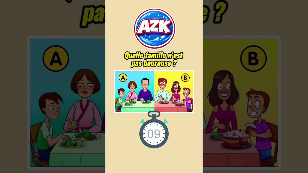 Quelle famille n’es pas heureuse ? 🧠✅ 