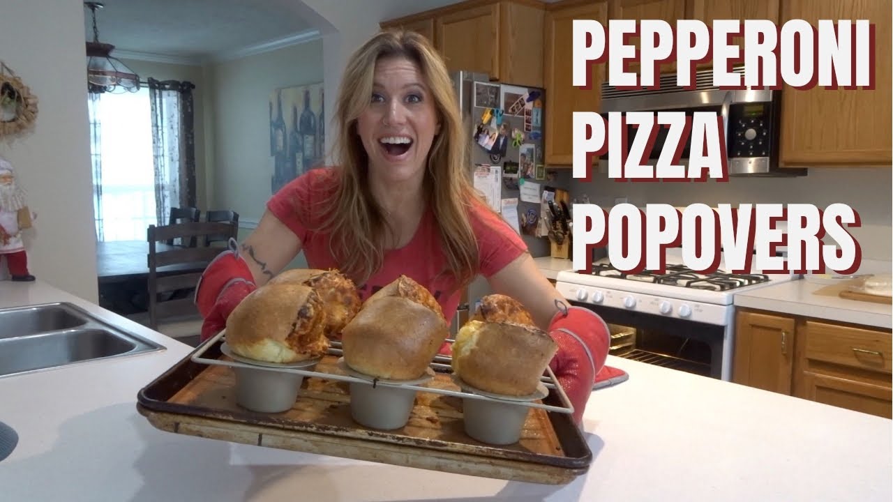 Pepperoni Pizza Popovers (aka American Yorkshire Puddings) | Tara Evans