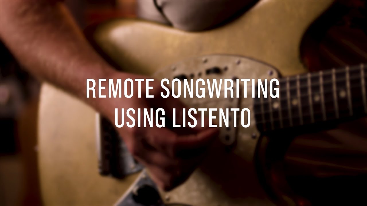 Remote songwriting using LISTENTO