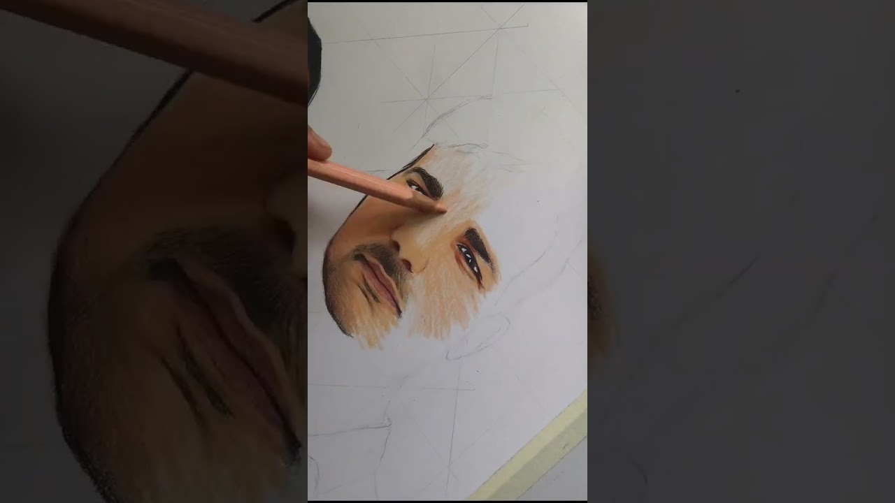 This Drawing Is Also Completed🤗 #portait #sketch #commisson artwork # easybrawing