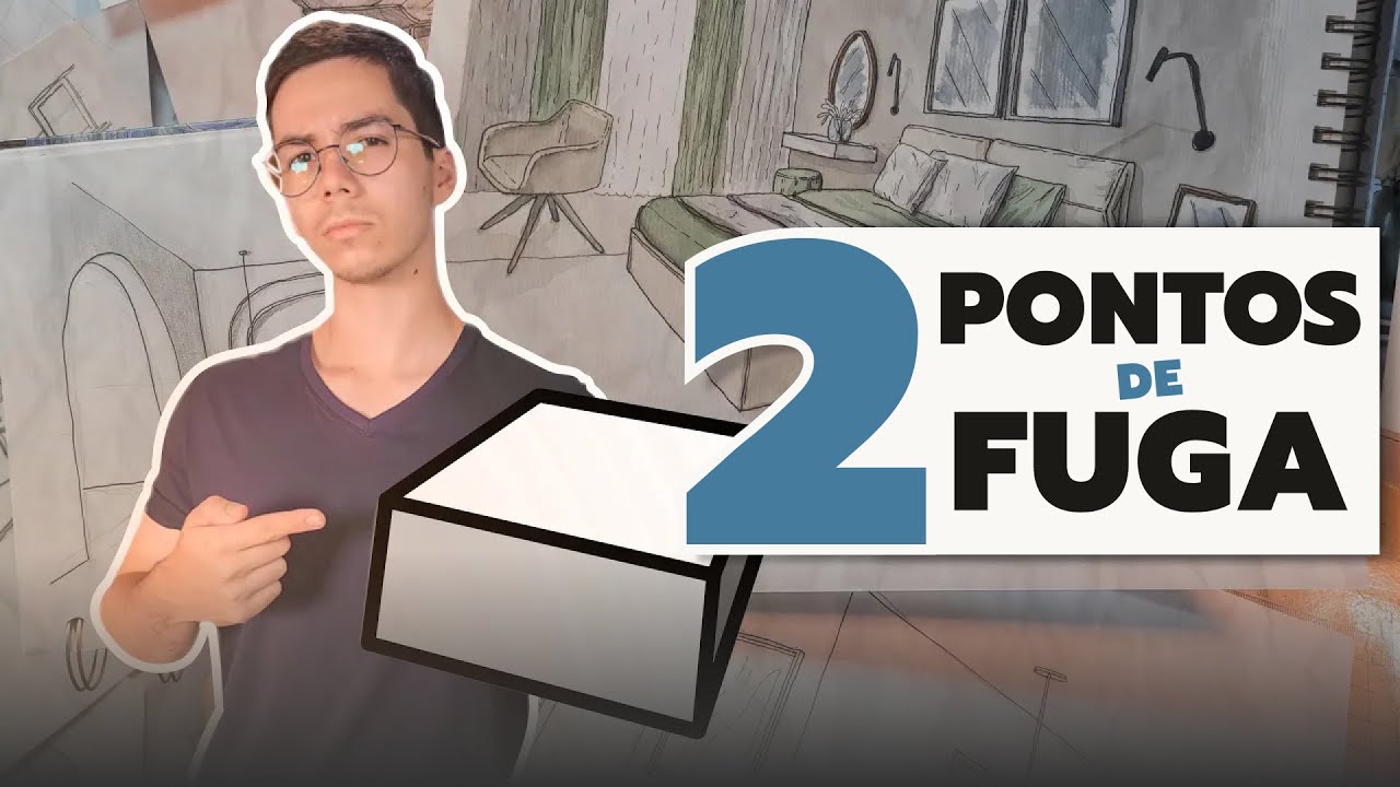 COMO DESENHAR ARQUITETURA - Perspectiva com 2 Pontos de Fuga