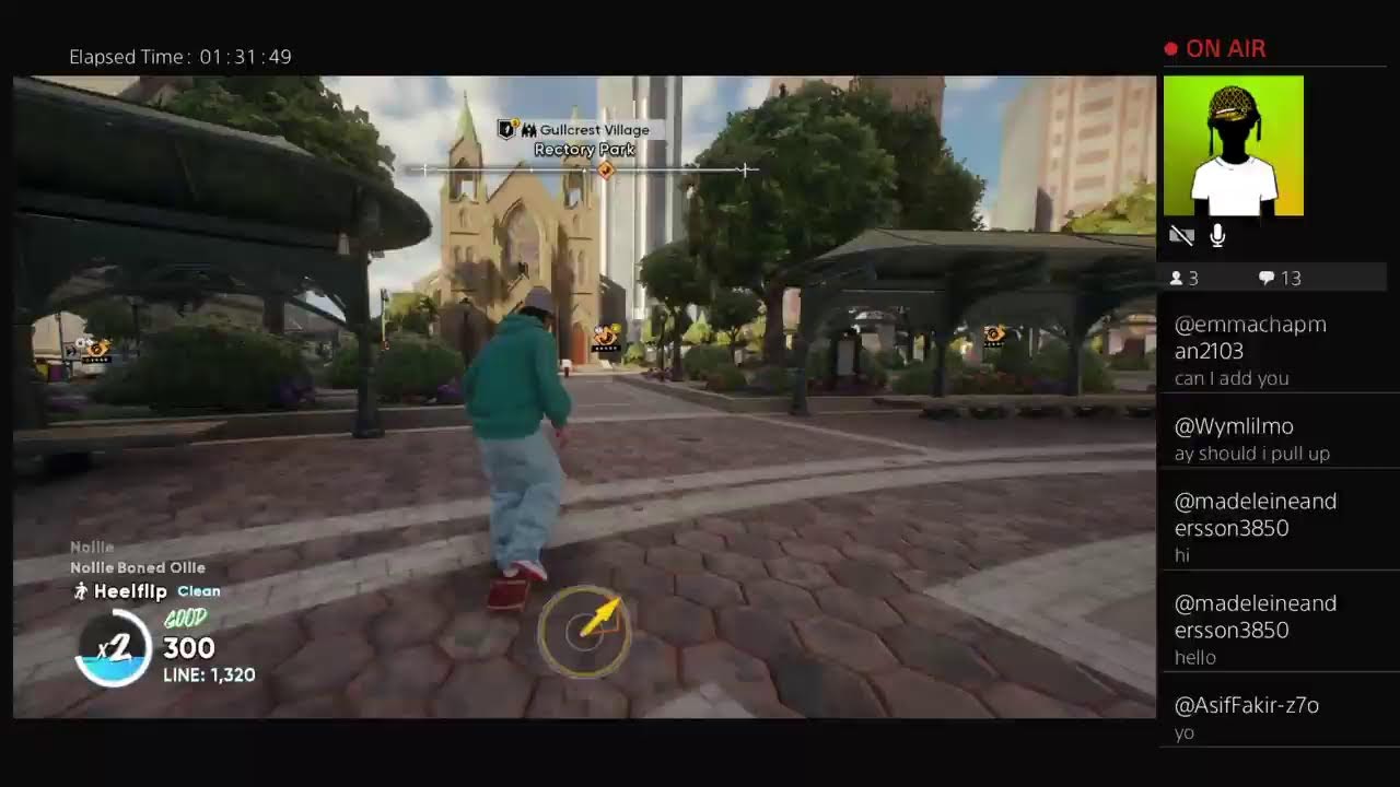 Chill skate w viewers pull up...