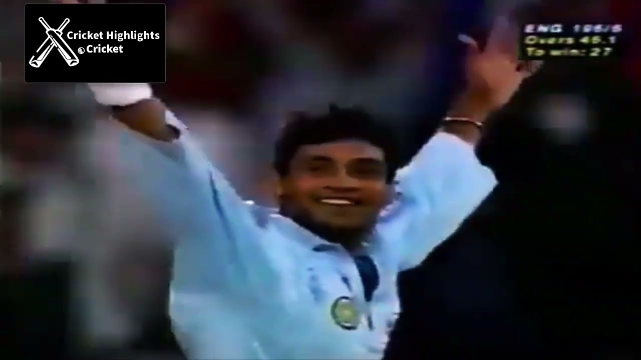 India vs England Match 3 Sharjah Coca Cola Cup 1999 - Cricket Highlights