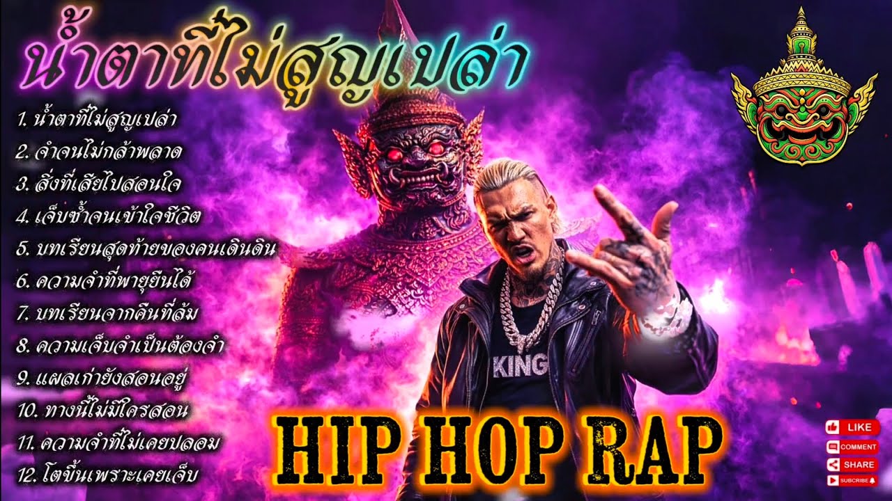 🔥รวมเพลงแร็พฮิปฮอป🔥น้ำตาที่ไม่สูญเปล่า🫵✌️ EP.153 #SadRap #HipHopอกหัก #Rapper #rap #hiphop
