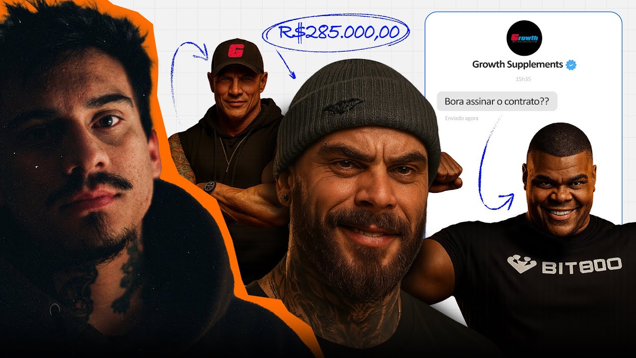 O segredo da GROWTH SUPPLEMENTS para transformar DESCONHECIDOS em CELEBRIDADES *passo a passo*