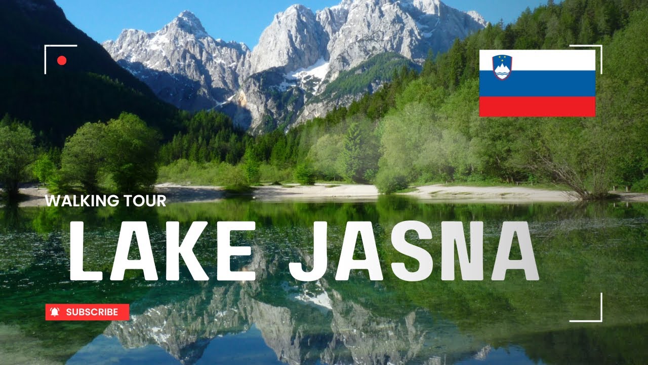 Lake Jasna | Kranjska Gora| Slovenia | Walking Tour 4K