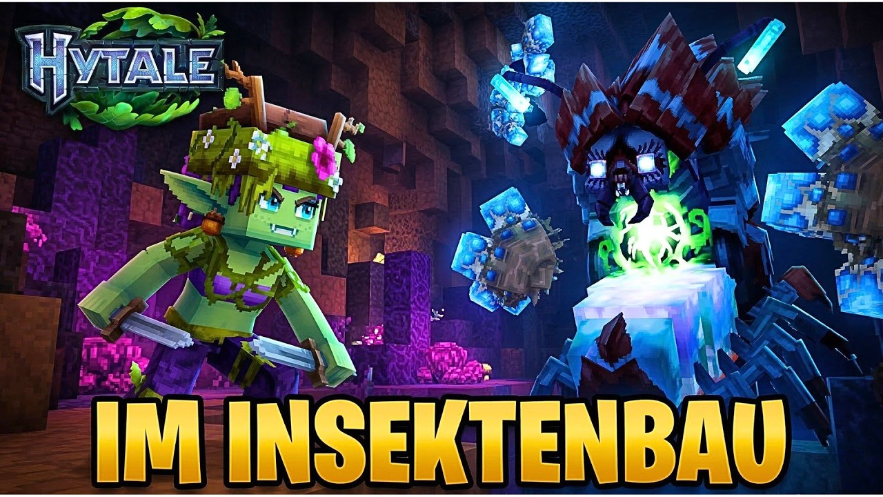 Giftige Wespen & lila Kristalle: Wir plündern den Insektenbau! | Hytale Gameplay [Deutsch]