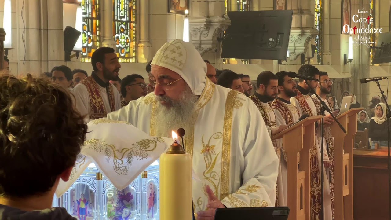 Divine liturgie du Samedi en présence d’abouna Luka Maher et de Mgr Anba Marc - 14/03/2026