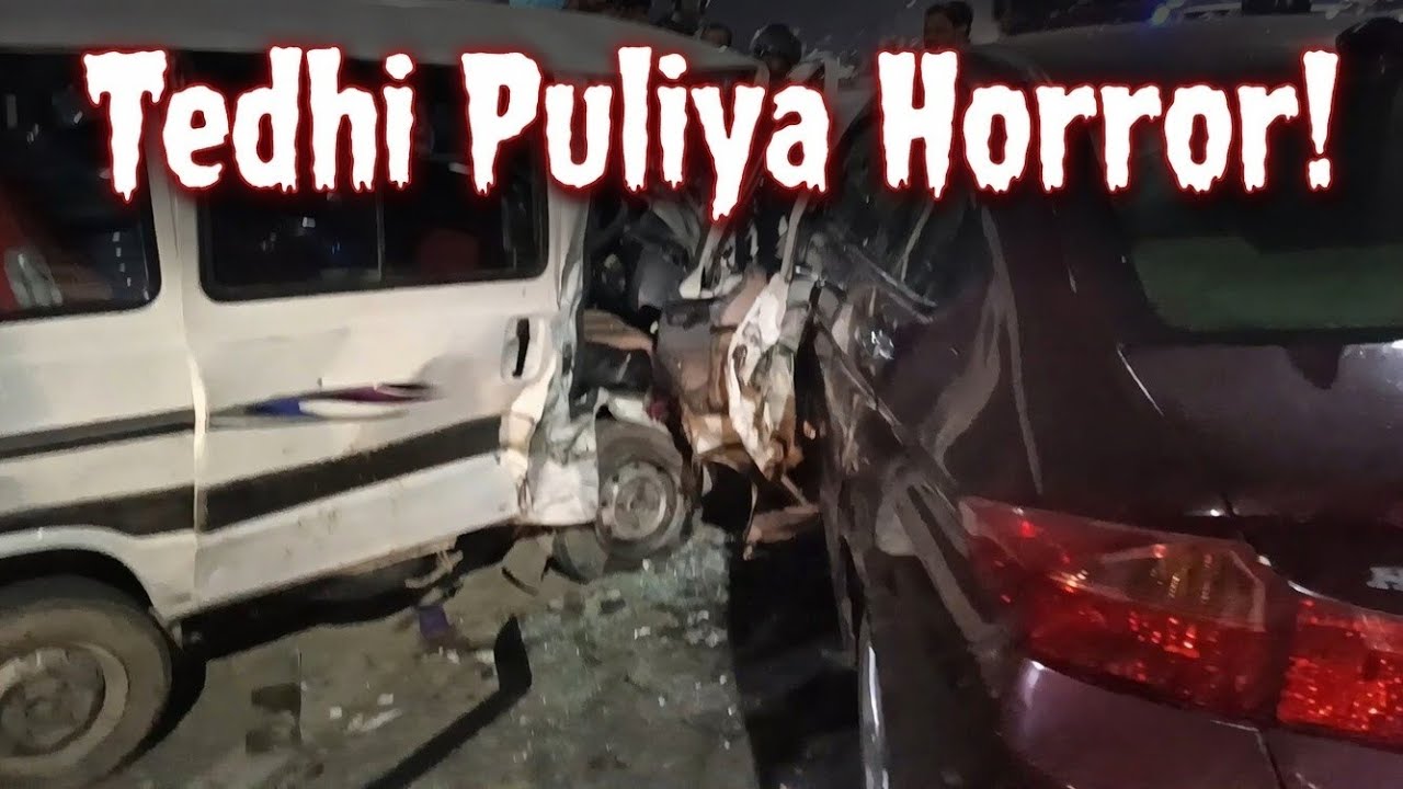 Lucknow Omax City Ke Paas Bhayanak Accident 😱 | Tedhi Puliya Incident Caught on Camera#trending 