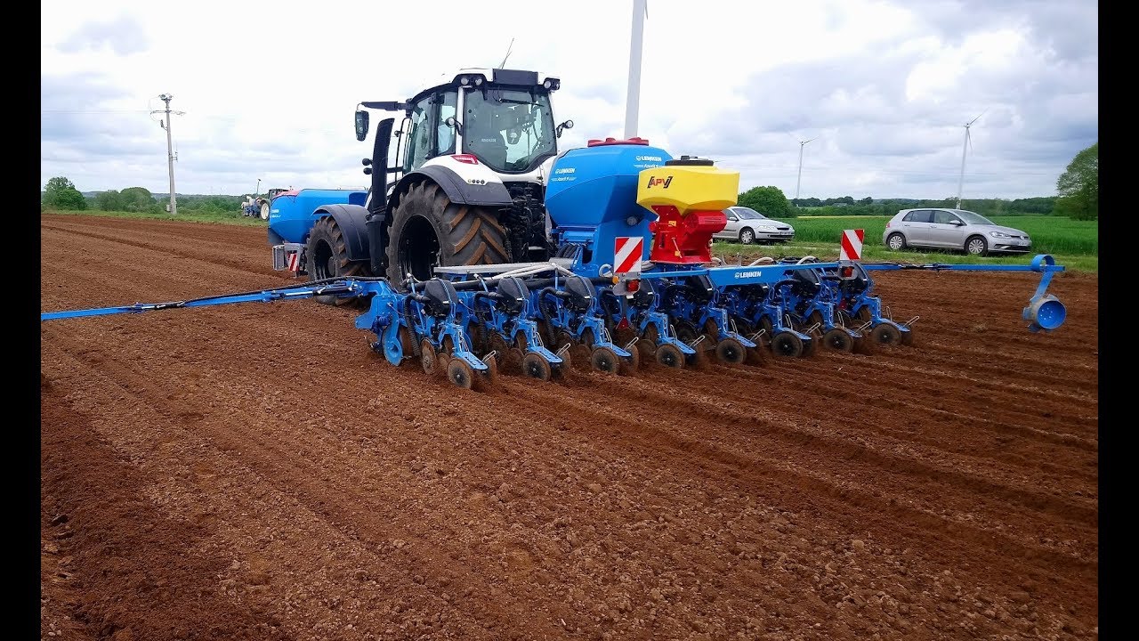 FD CUMA MORBIHAN - Démonstration semis de maïs en quinconce Lemken Azurit Mohon mai 2019
