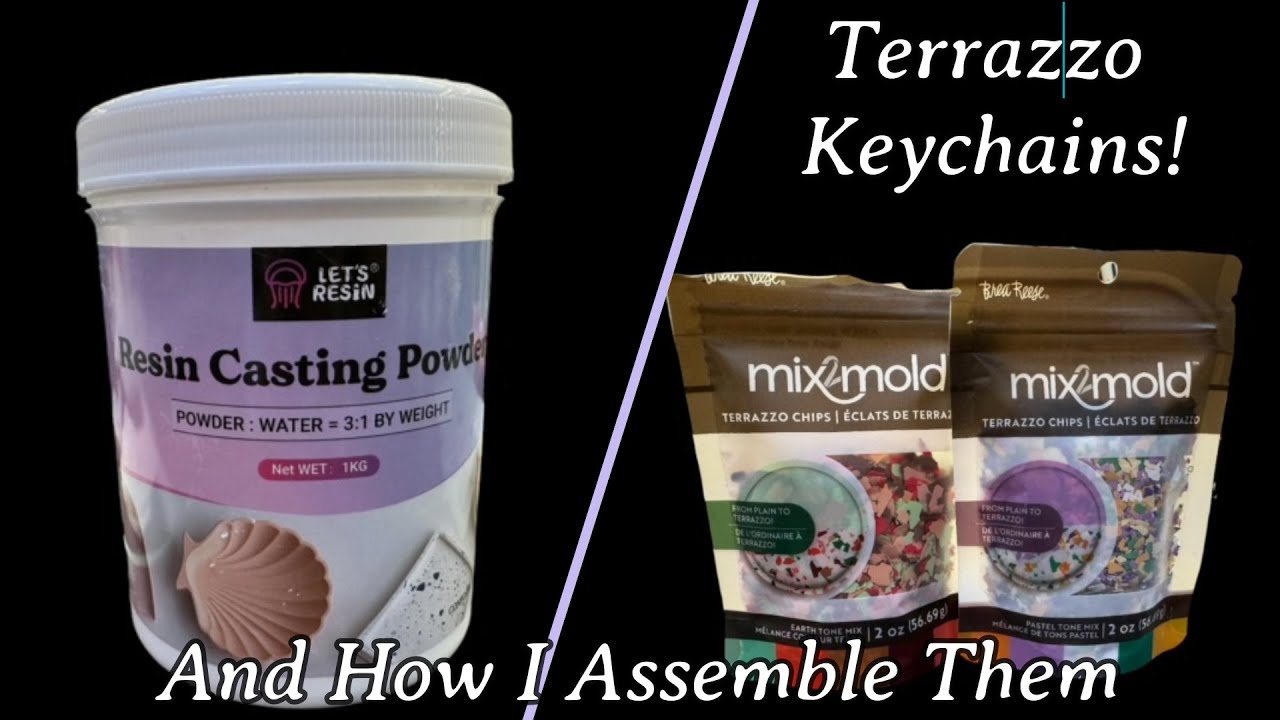 #531 Making Terrazzo Keychains + How I Assemble Them!