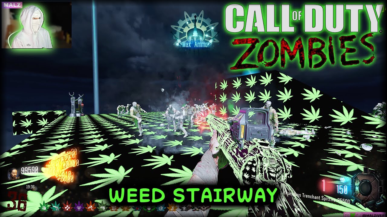 I Tried Surviving WEED STAIRWAY… Big Mistake 😮‍💨 (BO3 Zombies)