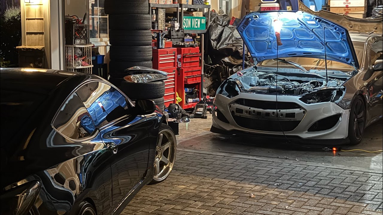 Замена передней части кузова на LS Genesis Coupe BK2