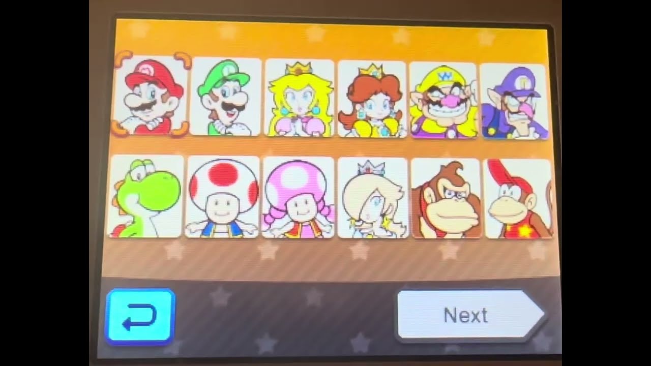Mario Party: Star Rush (Nintendo 3DS) - All Characters