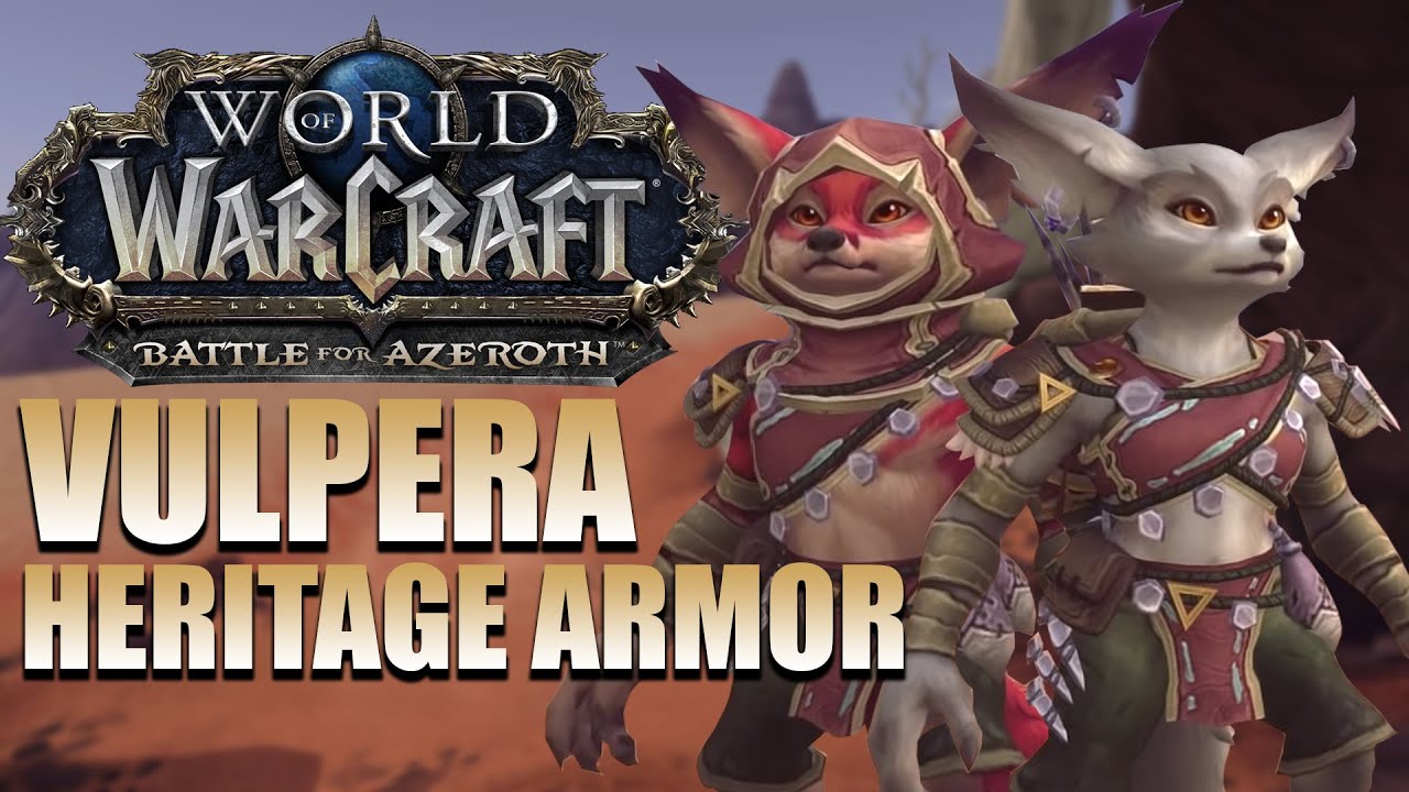 Vulpera Heritage Armor - In Game Preview | Battle for Azeroth