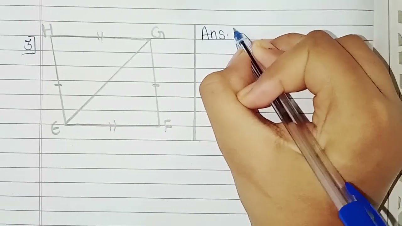 Standard 8 lesson number 13 congruence of triangle practice set 13.1 explain in Hindi