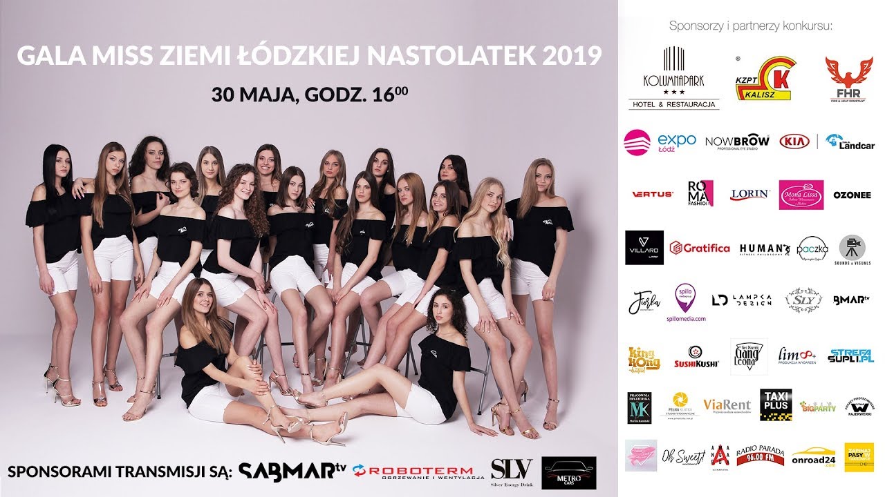 Gala Miss Ziemi Łódzkiej Nastolatek 2019