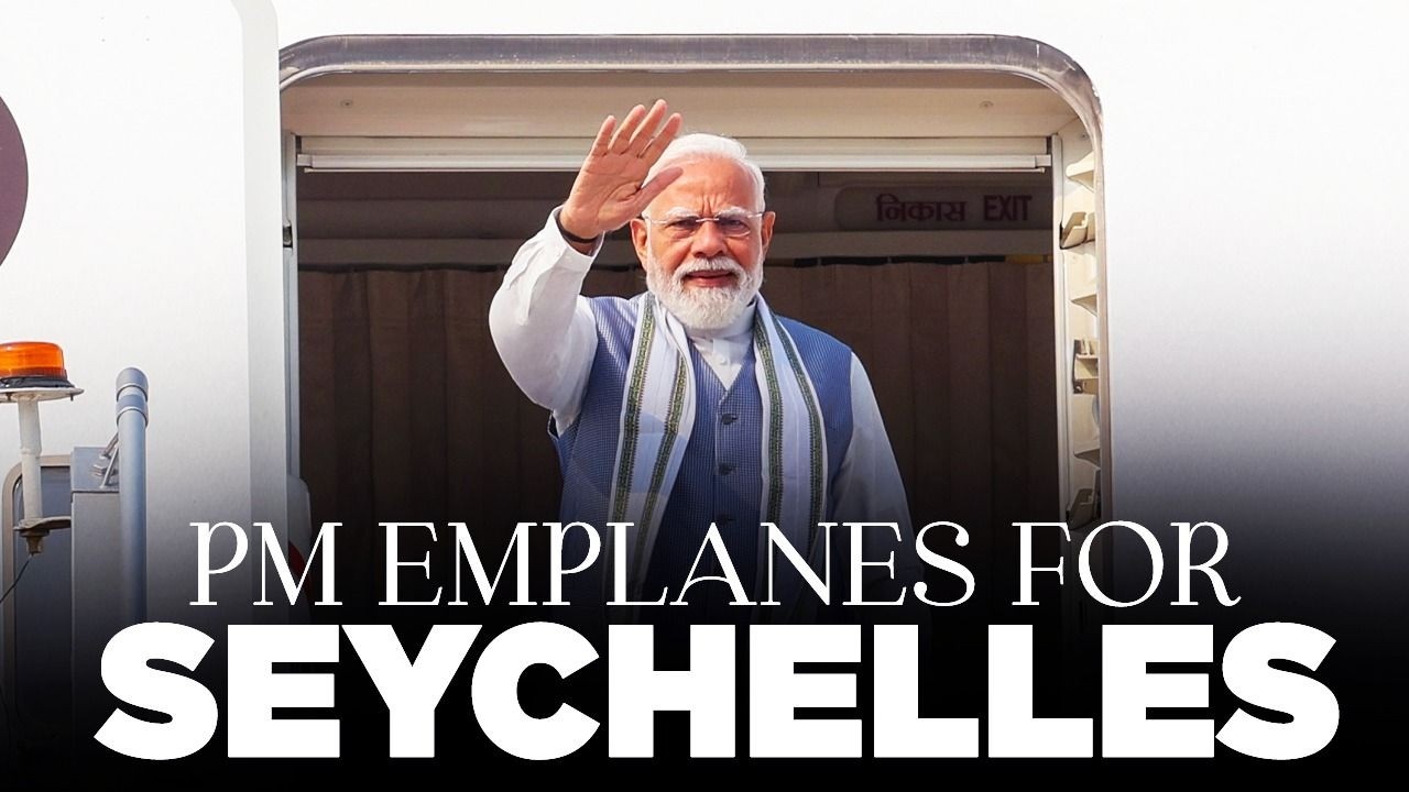 LIVE: PM Modi emplanes for Victoria, Seychelles
