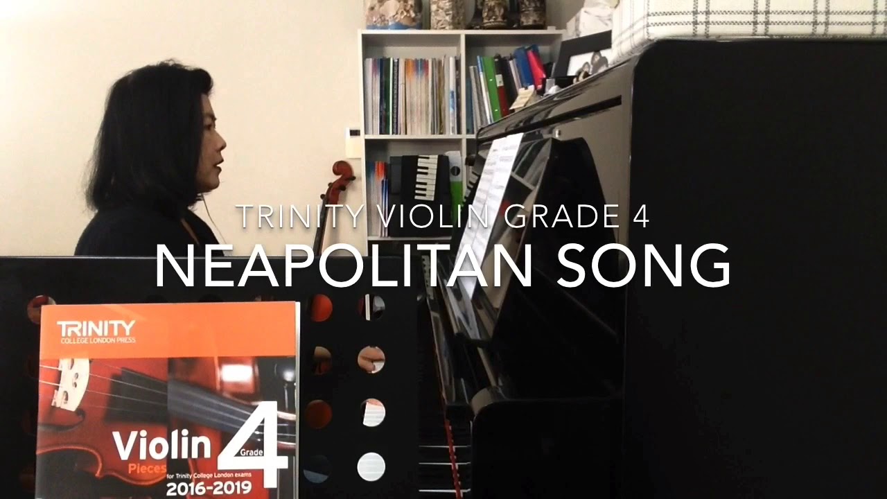 Neapolitan Song, Tchaikovsky, Trinity Violin Grade 4, 2016-2019, Piano Accompaniment