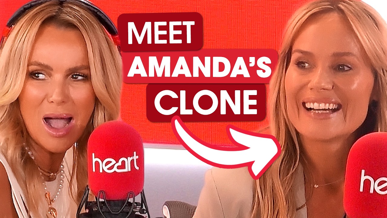 Amanda Holden shocked by her own uncanny doppelganger!