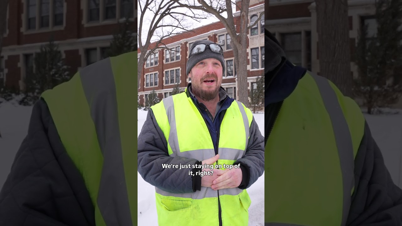 Snow Day Reality at UW-Oshkosh ❄️ Grounds Crew Works Around the Clock