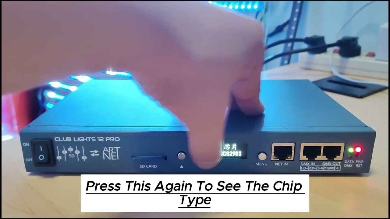 How to use artnet led controller gc6612 to work with fast led software online and offline #GC6612pro
