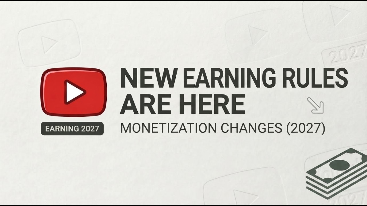 Новые правила YouTube 2027 года: монетизировать канал стало сложнее