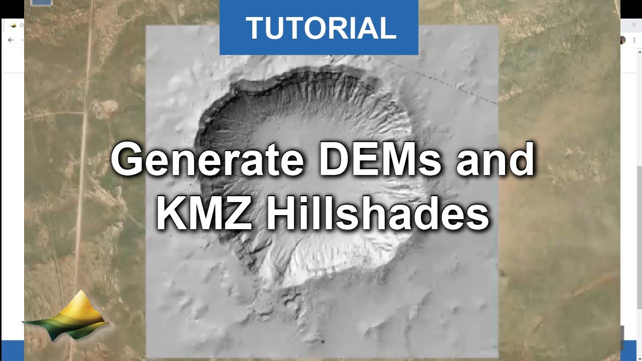 Как создавать ЦМР и отмывку рельефа KMZ в OpenTopography | Учебное пособие