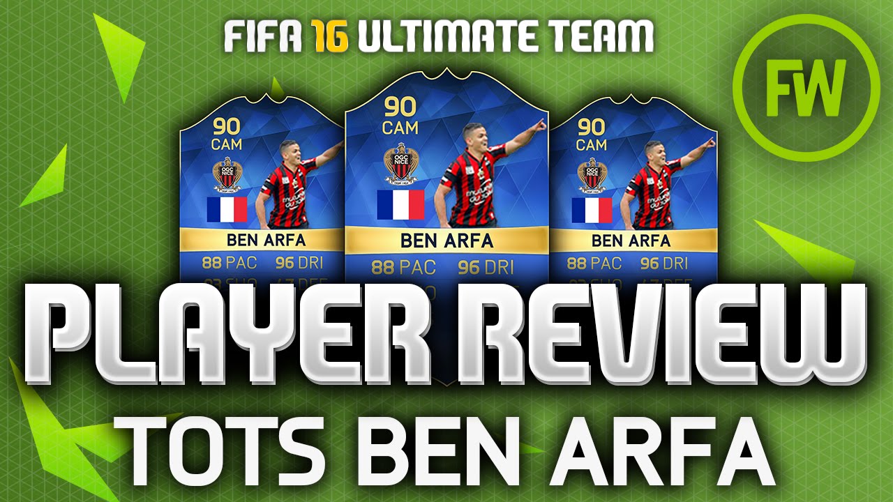 TOTS BEN ARFA (90) *THE DRIBBLING KING* PLAYER REVIEW (FIFA 16 ULTIMATE TEAM)