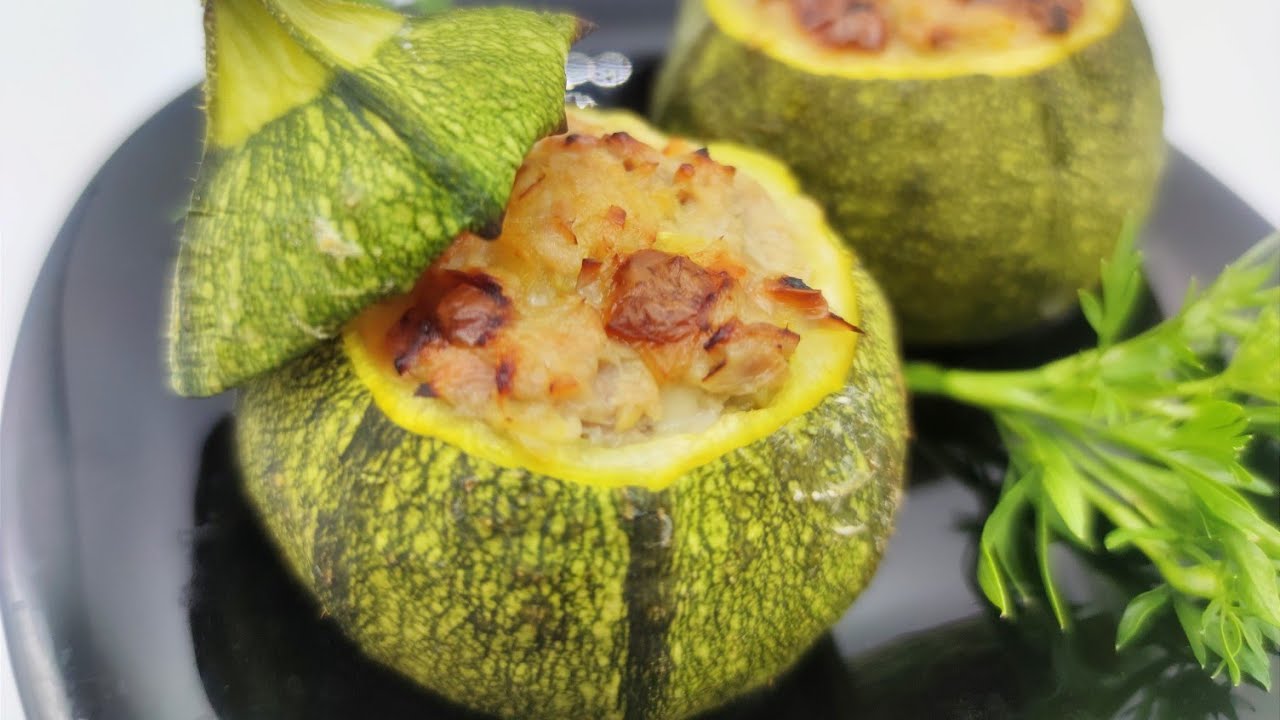 zucchine ripiene tonno e scamorza