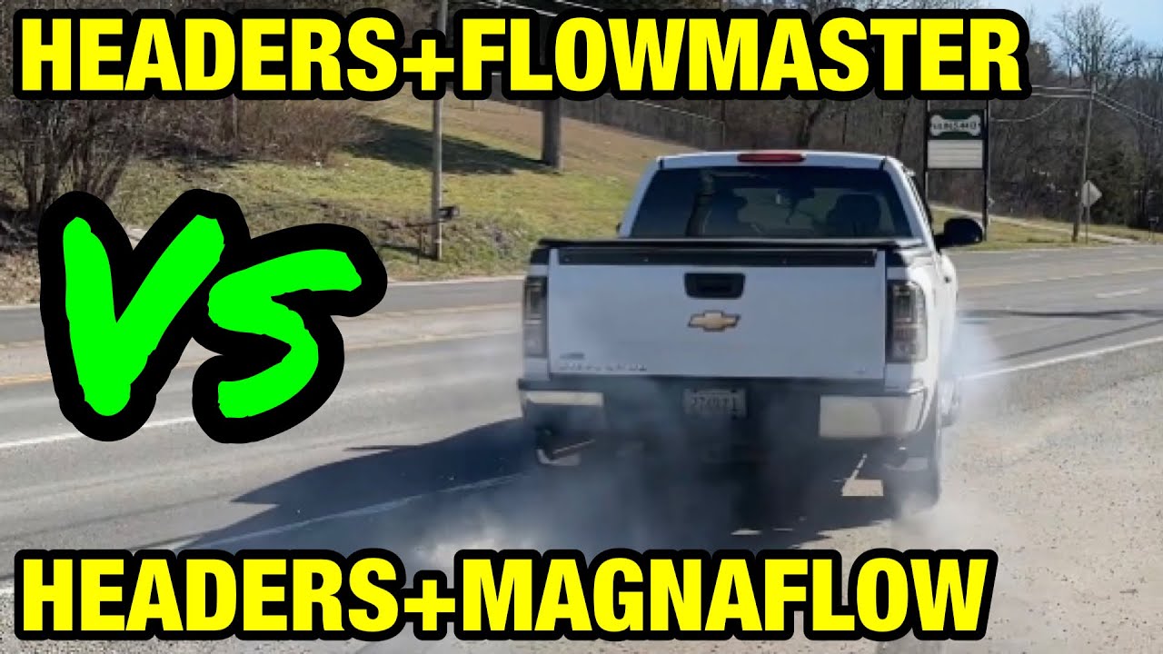 CAMMED Chevy/GMC 5.3L V8: коллекторы + Magnaflow против коллекторов + Flowmaster!