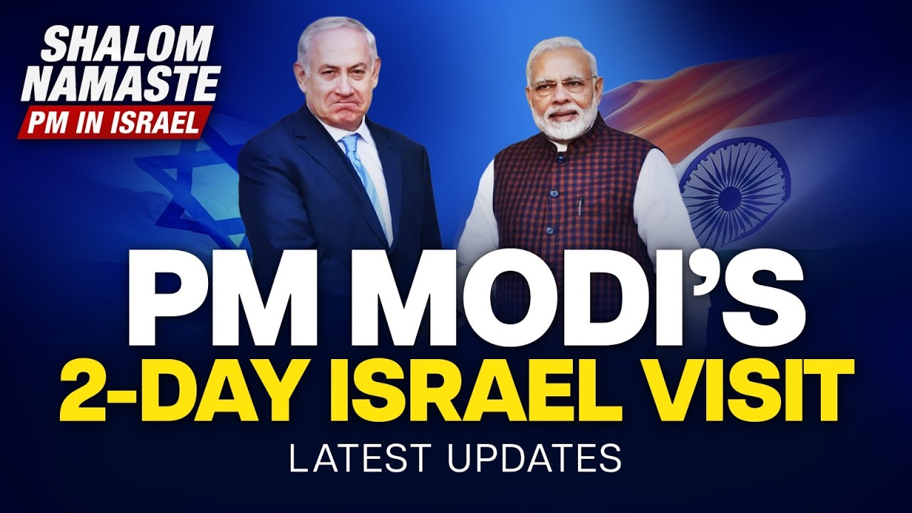 PM Modi In Israel LIVE | PM Modi Israel Visit | PM Modi On 2-Day Israel Visit | NDTV Live Coverage
