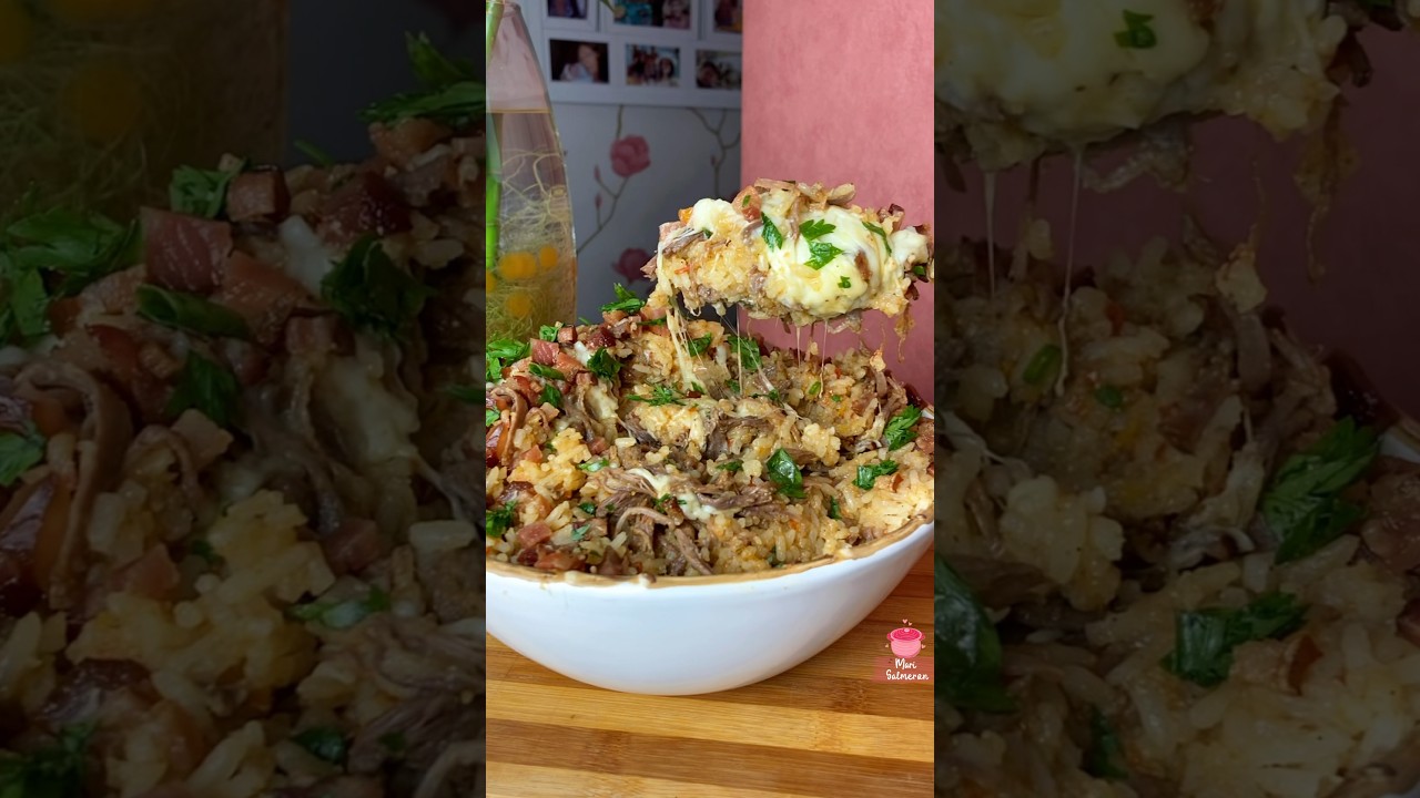 ARROZ COM FRALDINHA ALMO&Ccedil;O COMPLETO! 🥩