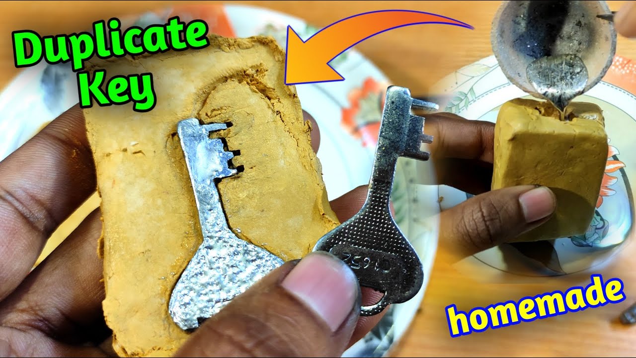 How to make duplicate key at home || easy way to make a duplicate key