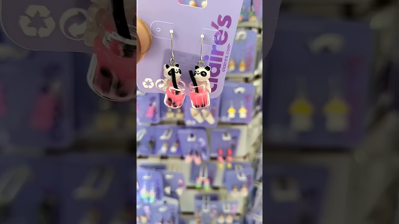 the CUTEST earring haul from #clairesstores 💋